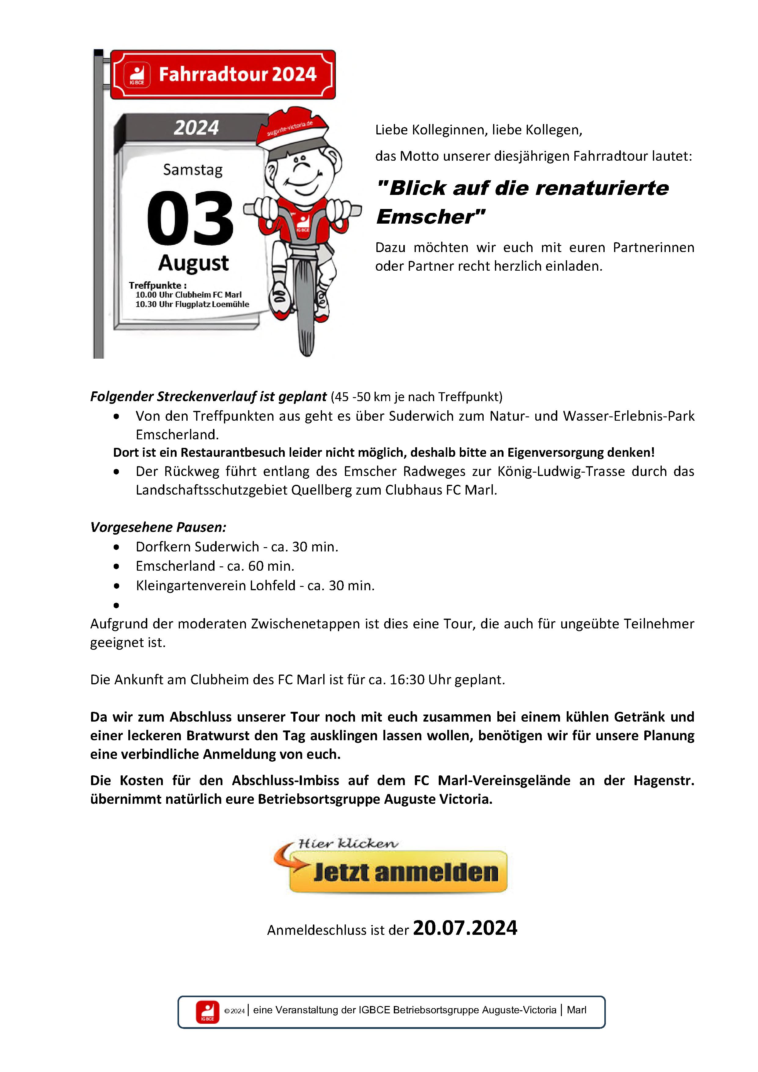 2024 06 23 Einladung Fahrradtour 2024